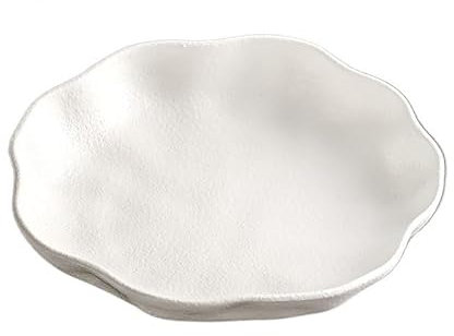 ADYHBFGT Platos de Cocina Plato Chino, Plato Hondo for Ensalada, Plato de cerámica for Desayuno, Plato de arroz al Vapor, Plato de Comida Occidental Platos de Restaurante(A,L)