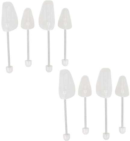 VERDANVERSE 4 Par Plastskoblock med Fjäderstöd Unisex Skobrettare Förebygga Veck Flexibla Formhållare för Sneakers och Stövlar Hållbar och Kompakt Design för Långvarig Användning