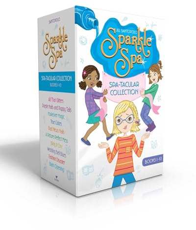 Sparkle Spa Spa-tacular Collection Books 1-10 (Boxed Set): All That Glitters; Purple Nails and Puppy Tails; Makeover Magic; True Colors; Bad News ... Bell Blues; Fashion Disaster; Glam Opening!