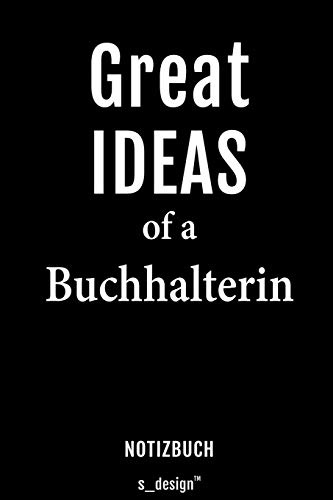 Notizbuch für Buchhalter / Buchhalterin: Originelle Geschenk-Idee [120 Seiten liniertes blanko Papier]