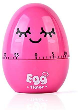 Xrten Temporizador de Cocina en forma de huevo, 60 Minutos
