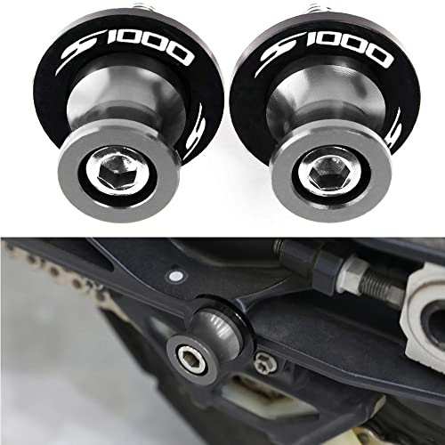 2pcs Montageständer Racingadapter M8*1,5 Bobbins CNC Ständeraufnahme Für S1000R S1000RR S1000XR S1000RR HP4 2009-2015 2016 2017 2018 2019（Titan）