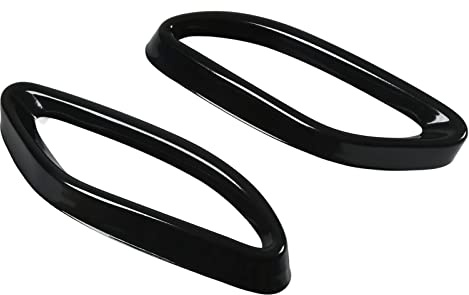 Auspuffblende, Edelstahl Glänzend Schwarz Ersatz für C‑Klasse GLC‑Klasse B