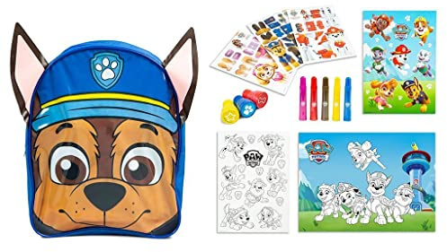Paw Patrol Jungen Rms_97-0005x1 Aktivitätsrucksack, Blau, Einheitsgröße, blau, 31cm