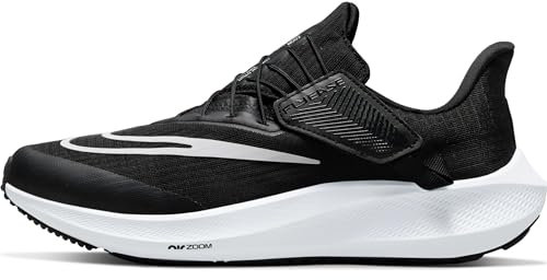 NIKE Women's Air Zoom Pegasus 39 Flyease Sneaker, Black White Dk Smoke Grey, 5.5 UK