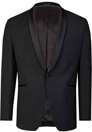 Wilvorst Classics Herren Smokingsakko Schalkragen Drop8 Schwarz, Bekleidungsgröße: 98