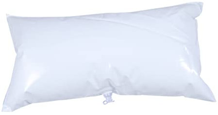 SOLUSTRE Badewannenkissen Nackenkissen Mit PVC Beutel Rutschfestes Badezimmerkissen Weiß Saugnäpfe Für Sicheren Halt Spa Und Entspannungskissen Für Badewanne
