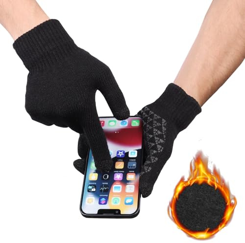 Figarge Winter Handschuhe Herren Damen Touchscreen Warme Thermo