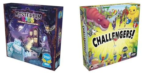 Bundle/Mysterium Kids/Kinderspiel des Jahres 2023/2-6 Spieler/Ab 6+ Jahren / 21 Minuten + Challengers! / Kennerspiel des Jahres 2023/1-8 Spieler/Ab 8+ Jahren / 45 Minuten/Deutsch