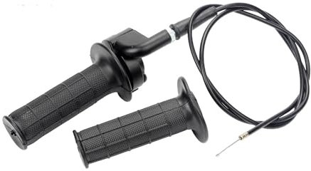 GIONAR 1 paio di manopole per manubrio moto da 22 mm con impugnatura del gas, cavo, morsetto acceleratore, set di ricambio per moto dirtbike, ATV Quad e mini bici, set Twist Grip per diversi modelli