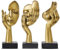 Irayin Sculptures Décoratives Abstraite, Statuette Decoration, Sculpture Moderne, Décoration de la Maison, Statue Decoration Modernes pour Intérieurs, Salon, Bureau - Or