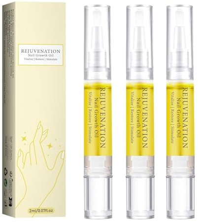 3 Stück Nagelöl Nagelpilz Stift,Nail Pen mit Teebaumöl, Vitamin E und Aloe Vera. Fördert das Nagelwachstum und repariert sowie stärkt brüchige und abblätternde Nägel