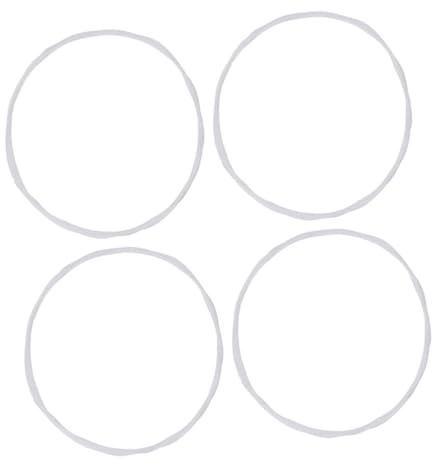 TOYANDONA Juego de Cuerdas para Ukelele de Nylon Blanco, Resistentes al Desgaste Buen Sustain, Diámetro Preciso para Mantenimiento Musical Óptimo