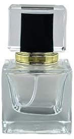 CMZZM 30/50/100 ml Botellas de Spray Decantador de Perfume Cuadrado Atomizador de Vidrio Botella de Spray de Perfume Botella de Perfume con Bomba para Viajes de Negocios Diarios
