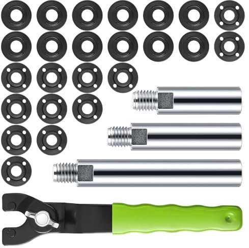 Hrtyvhin Essential Mill Flangia E Chiave Set Metal Lock Dado E Cabinet Lavorazione Legno Mill Appendice Metallo Struttura