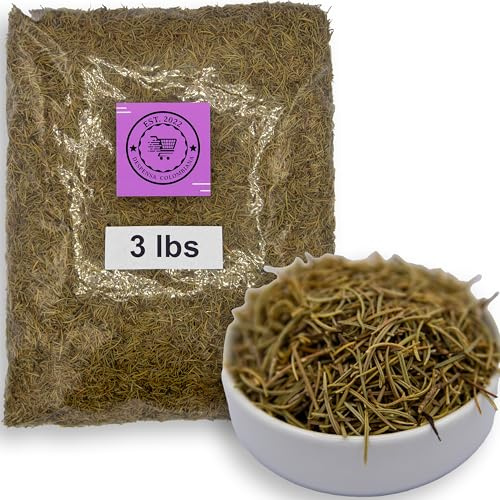 3 Lbs Dried Rosemary Leaves - Despensa Colombiana Romero Seco, Dry Rosemary Leaves Bulk, Romero Seco for Cooking - Rose Mary Dried Ideal for Spicing and Meals’ Aroma