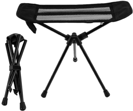 Siège de trépied - tabourets de camping | Tabouret avec sangle de transport | Mini tabourets extérieurs Tripod Soutr Télescopic chaises pour la chasse assise | Sièges de selles stables légères pour la