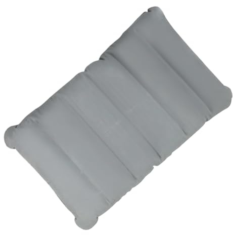 Genérico Cojín Asiento Inflable | Colchoneta Portátil para Acampada | Acolchado Suave para Viaje Camping Picnic Estadio Coche Avión Mochilero Parque