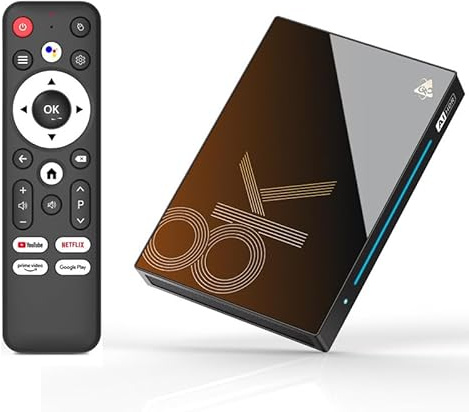 CHROX Boîtier TV Android 14.0, Décodeur H96 Max M9S RK3576, Wi-FI 6, Ethernet 1000 Mbit/S, USB 3.0, BT 5.4, Compatible AV1, 8K, 30 IPS, 4K, H.265, HDR,4gb+32gb