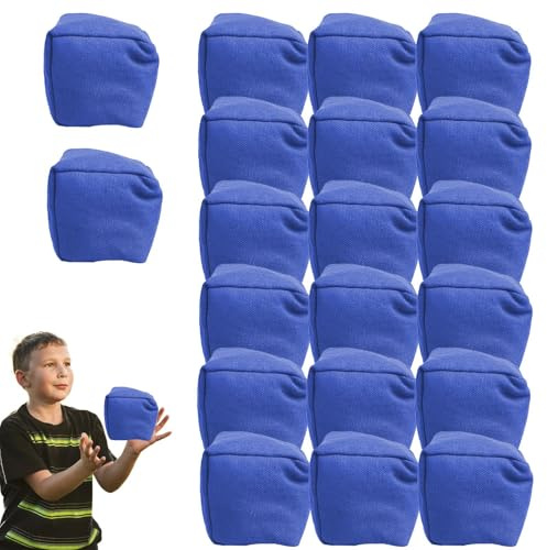 Bolsas Cornhole de Tela – Sacos de duraderos para Juegos de Lanzamiento, Juego de Juegos al Aire Libre para niños, Accesorios para Clases de Deportes Escolares, Equipo de Actividad en el Parque
