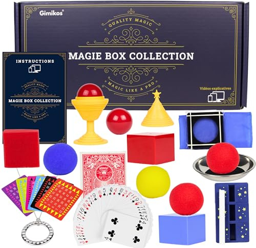 Scatola magica per bambini, adolescenti e adulti, edizione 2: nuovi tour esclusivi | Cofanetto mago con 50 illusioni inedite e accessori magici | Valigetta regalo da 7 anni per Natale o compleanno