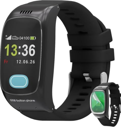 one button phone | Reloj Teléfono GPS SOS Localizador Mayores | Sin Abono
