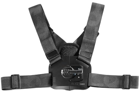 SMALLRIG Quick Release Action Camera Chest Mount with Adjustable Harness Strap, Safety Lock, for GoPr_ Hero 13/12/11/10/9, for DJI Osmo Action 6/5 Pro/4/3, for Insta360 Ace Pro 2, for AKASO - 5720