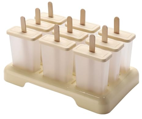 CRAFTHROU Moules Glaces Esquimaux Moule à Glace Fait Main Réutilisables en Pp Non Adhérent pour Garçon et Filles pour et Glacée Maison