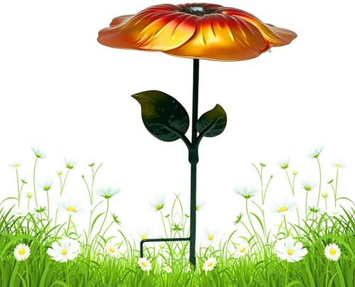 Generico Copripiante A Forma Di Ombrello | Paletto In Metallo Da Fiori Con Protezione UV E Resistente Alle Intemperie,Ombrello da Sole per Piante - Balcone, Cortile, Patio, Prato, Aiuola, Esterno