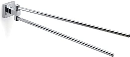 GEDY G-Pukhet Porta Asciugamani Snodo, Colore Cromo, Componenti Realizzati in Acciaio Inox e Cromall, Garanzia 2 Anni, Misure 4,8 x 37,9 x 5,1 CM, Design R&S Gedy