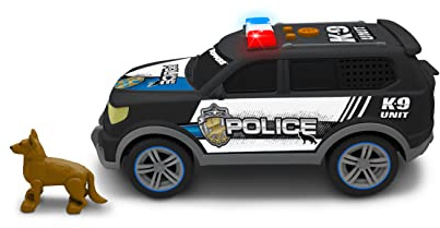Nikko 20023 Veicoli Città Luci e Suoni SUV della Polizia con Unità Cinofila 20 cm