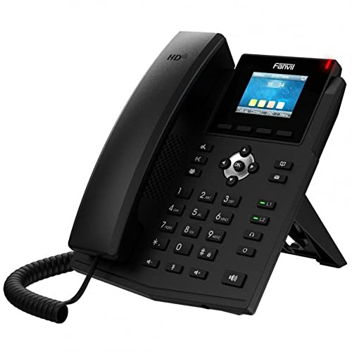 Fanvil X3SW telefono IP Nero 4 linee LCD Wi-Fi
