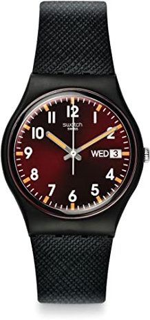 Swatch Sir Red Herren-Armbanduhr SO28B704, Armband