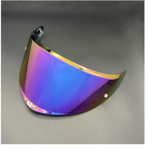 QQLADY Z Geeignet for AGV K6 K6S Objektiv Helm Zubehör Windschutzscheibe X (Color : H)