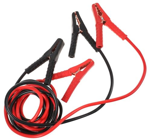 SOLUSTRE Überbrückungskabel Mit Verdicktem Kupferkabel Und Hochstromkapazität Karosserieschonende Vollummantelung Robuste Klemmen Geeignet Für Suvs Lkws Pkws Zuverlässiges Auto-startkabel