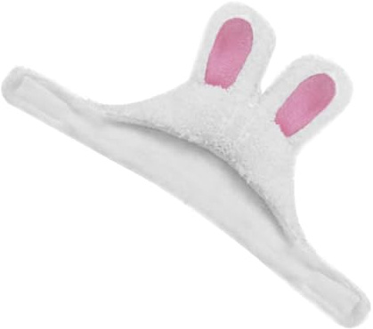 Toyvian Cappello con Orecchie Coniglio Regolabile per Animali Domestici Accessorio Kawaii Peluche per Costumi Look Tuoi