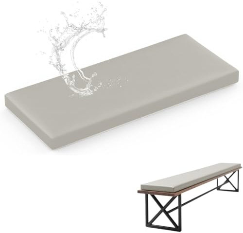 WLXFF Pelle Cuscini per Panchina da Birra, Antiscivolo, Tessuto di Pelle, Imbottiti per Panchine da Birra, Sfoderabile Copri Panca Giardino per Sagra Birreria Feste,No9,160X40X3CM
