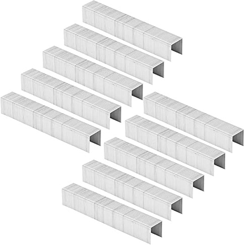 Staple Gun Heavy Duty High Strength Galvanized Wire Staples for Oil Painting Frames Woodwork and Office Use 1000pcs Box