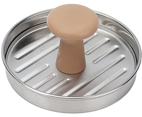 Beufee Presse à Hamburger, Presse à Hamburger en Acier Inoxydable, Outil de Fabrication de Hamburgers pour Griller et Cuisiner
