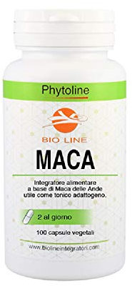 MACA - Integratore alimentare a base di Maca andina (Lepidium meyenii Walp.), 100 capsule da 500mg