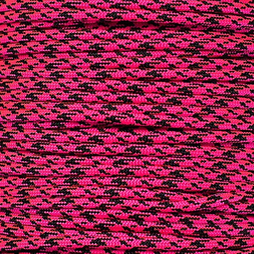 30,5 m 550 Paracord mit Schnurwickler, Seil-Organizer (Pink Panther)