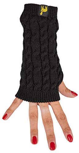 AlpacaOne Arosa Alpaka Pulswärmer für Damen aus 100% Baby Alpaka XS-XL