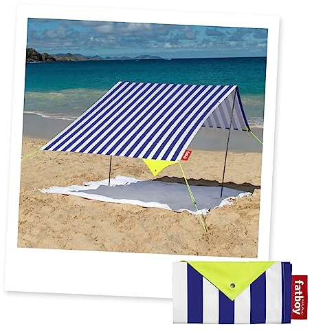 Fatboy Miasun Bärbart solskydd – solskydd utomhus – strandbaldakin – strandskydd – bärbar soltak – strandtält melros – 150 x 220 cm