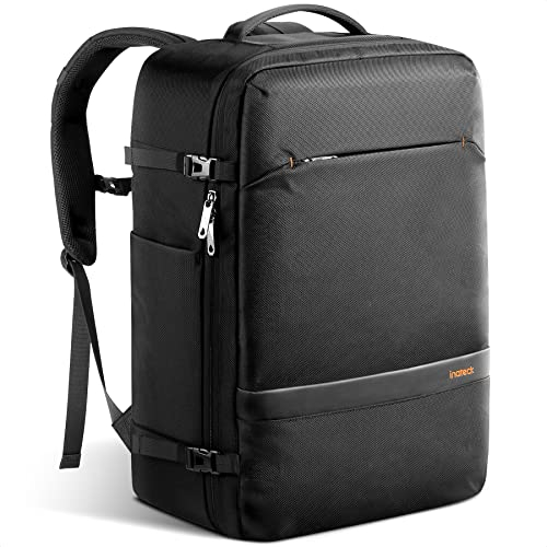 Inateck 42L Supergroßer Handgepäck Reiserucksack Flugzeug Laptop Rucksack für 15,6 Zoll Notebooks, Flug Genehmigt Kabinenrucksack für Weekender