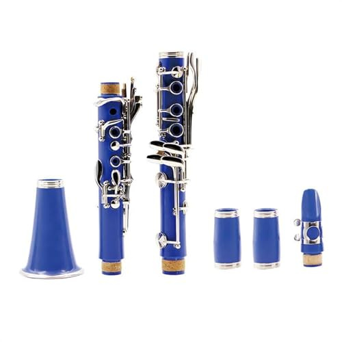 Professionelle Klarinette Blauer B-Ton, 17-Tasten-Klarinette, Bakelit-Körpermaterial, Mit Box Reeds, Tuch, Schraubwerkzeug, Zubehör