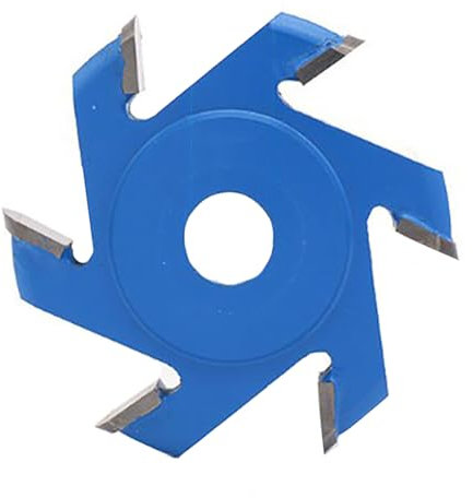 Holzbearbeitung Sechskantklinge, unverwüstliche Scheibe Winkelschleifer Kreissägeblatt, Winkelschleifer Trennscheiben Set, Sechskant Filet Anti-Reverse Power Holz Winkelschleifer (75 mm)