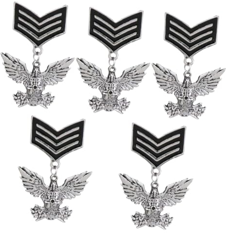 GALPADA 5St Medaillenbrosche für Männer abstecknadeln pinns Kleideraccessoires Krawatte für Männer dekorative Stifte Schmuck Adler Brosche Anstecknadel Kleidung Zubehör schmücken Abzeichen