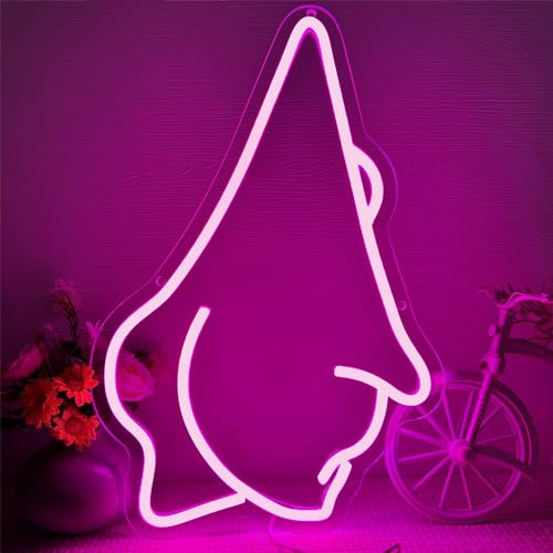 Symone Pink Starfish Neon Sign, USB Powered Dimmable LED Neon Light Ocean Themed Decor, for Seaside Bedroom Beach Wedding Children's Game Room Decor, Gifts for Beach Lovers(15.7 * 10.4in)
