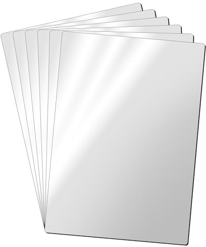 LLPT Magnetisches Bedruckbares Papier 6 Stück 15CM x 21CM | Glänzendes Magnetpapier Tintenstrahldrucker Kühlschrankmagnetfolie für Fotos DIY-Bastelschilder