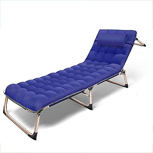 Generisch Liegesessel, Einzelklappbett, Bürobett, Mittagsbett, Liegesofa, Klappstuhl, 3-Fach klappbar, Outdoor-Campingbett, Einzelbegleitlast 150 kg